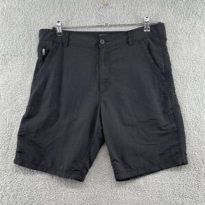 Outdoor Life Mens Shorts Black Nylon Lightweight size 35